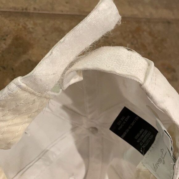 Disney Lilo & Stitch Embroidered White Hat Cap OS Cotton Adjustable - Picture 6 of 11